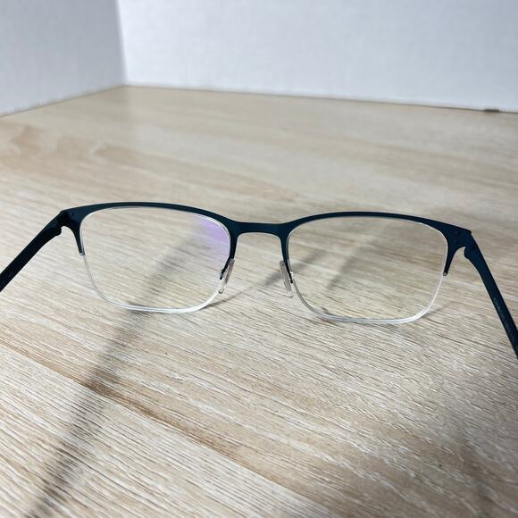 NWOT Giorgio Armani AR5092 3262 Eyeglasses Gray Blue FRAMES ONLY 52-19-140 Italy